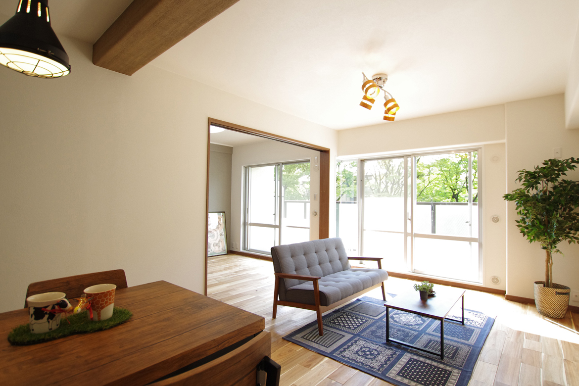 緑いっぱいの家