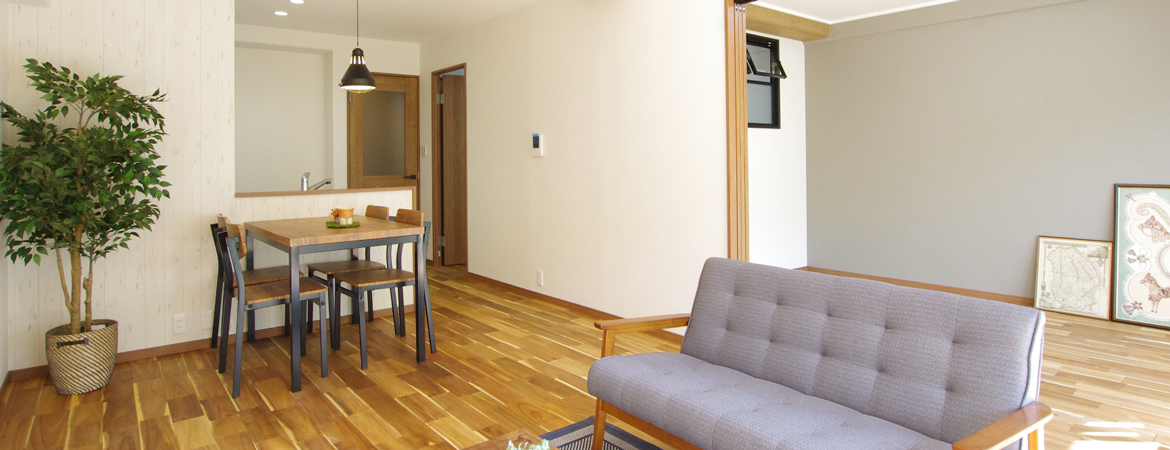 緑いっぱいの家