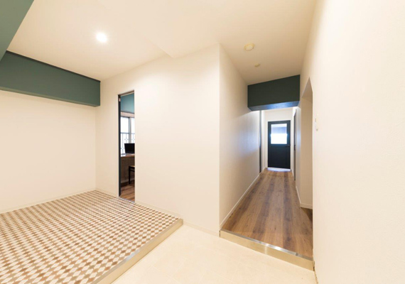 アクセントクロスが印象的なスタイリッシュスタイル